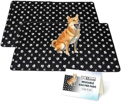 EZwhelp Reusable Dog Pee Pads, Washable Waterproof Mats for Dog Potty Training or Whelping Pads