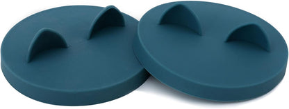 OHMO 2 Pack Dog Food Can Lids, (3,12, 14oz etc.) Universal Size BPA Free Silicone Covers for Cat
