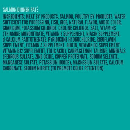 A Strong Heart Canned Wet Cat Food, Salmon Dinner Paté - 5.5 oz Cans (Pack of 24), Made in The USA