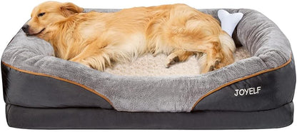 JOYELF XLarge Memory Foam Dog Bed, Orthopedic Dog Bed & Sofa with Removable Washable Cover and