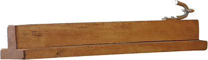 Collapsible Wooden English Saddle Rack | 18" Length | Easy to Mount | Folds Down Not Used | Fits