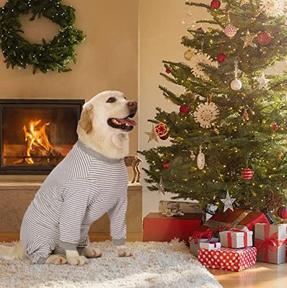 Yeapeeto Dog Onesie Surgery Recovery Suit for Large Medium Bodysuit Dogs Pajamas PJS Full Body for