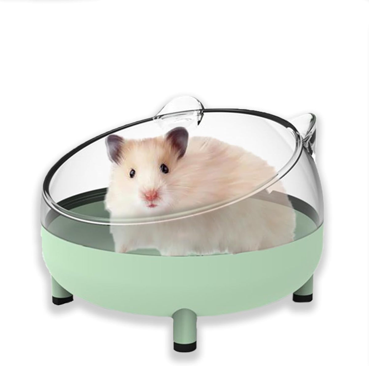 Meow&Woof Hamster Sand Bath Container, Large Sandbox Toilet Gerbil Batheoom, Tiny Chinchilla Dust