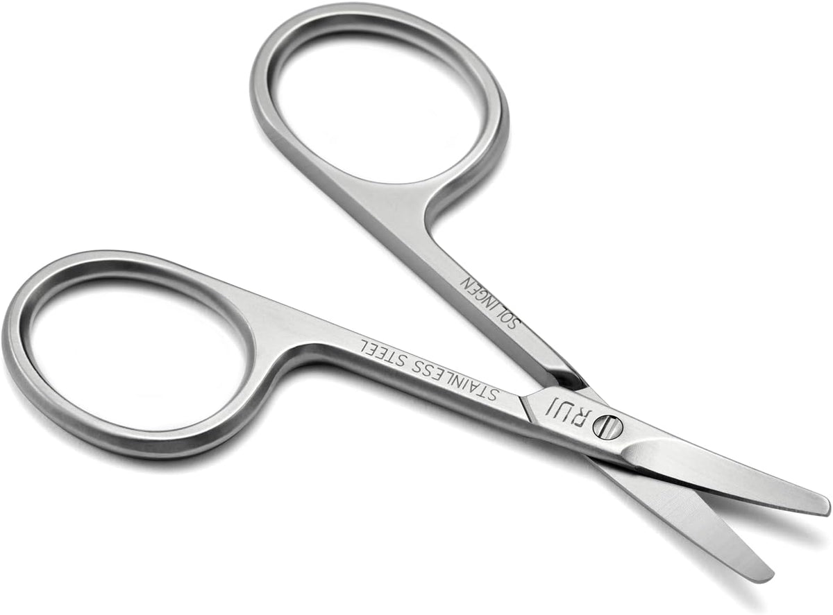 Rui Smiths Pro Precision SafeEdge Nail Scissors | Stainless Steel Manicure Pedicure Trimmer Cutter