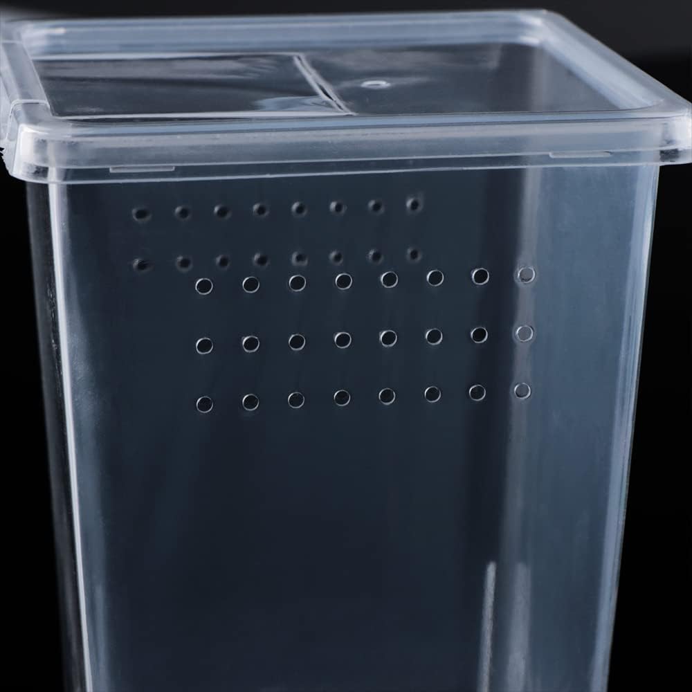 4 Pcs Insect Spider Terrariums Breeding Box Hatching Container Small Reptile Arboreal Spider Mantis