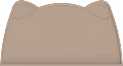 OHMO - Cat Food Mat, Silicone Pet Feeding Mat for Floor Non-Skid Waterproof Dog Water Bowl Tray