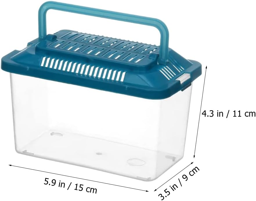 Plastic Turtle Fish Tank Handheld Aquarium Reptisoil Reptile Storage Nest Plastic Fish Bowls