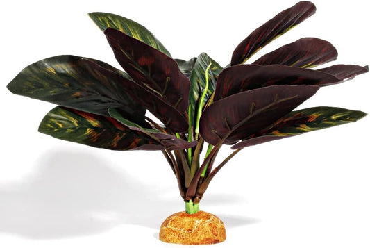 Reptile Terrarium Decor Plants, Bearded Dragon Tank Accessories fit Crested Gecko Leopard Lizard