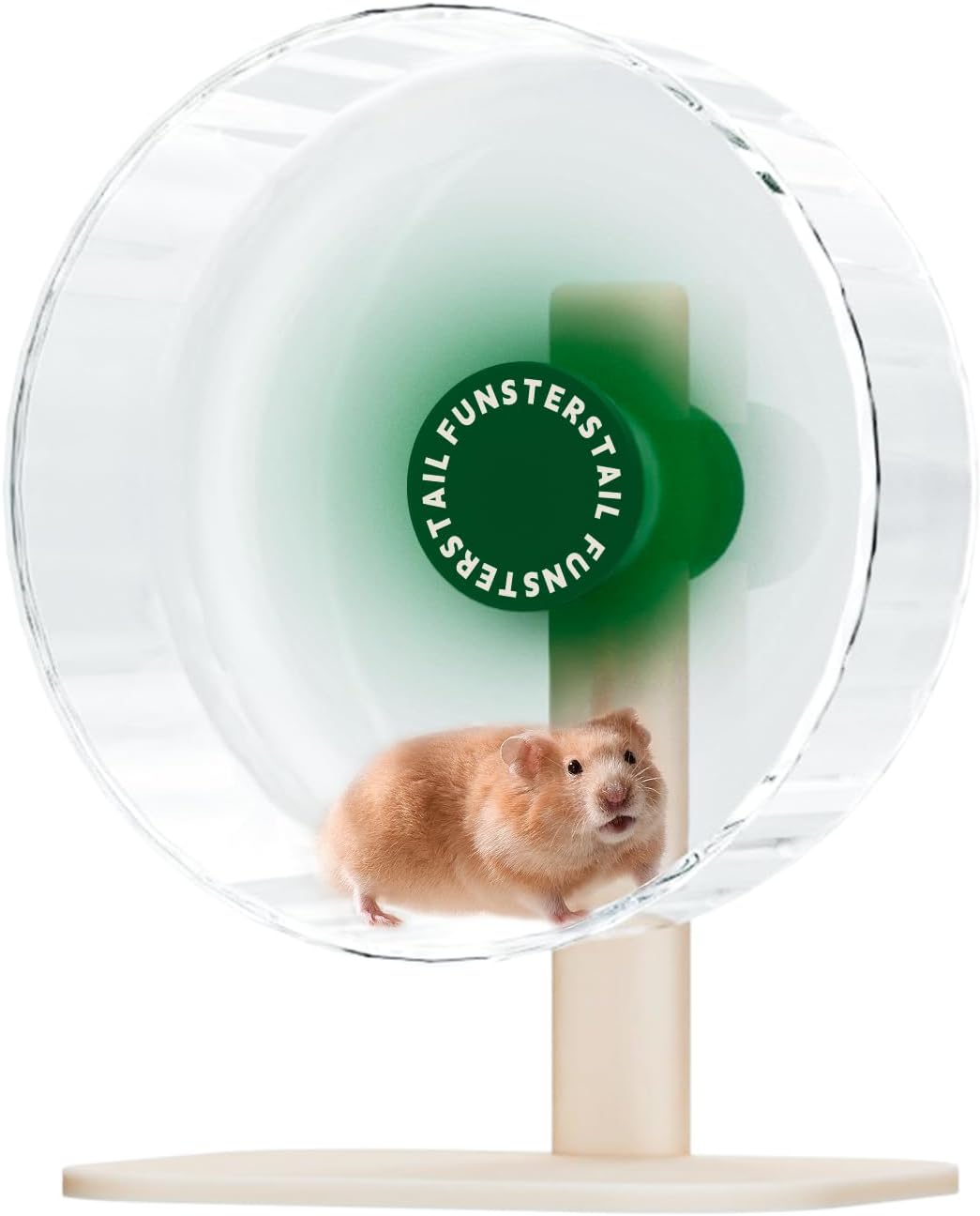 Super Silent Hamster Wheel 10.4 Inch, Magnetic Large Rat Wheel for Chinchilla, Gerbil, Guinea Pig