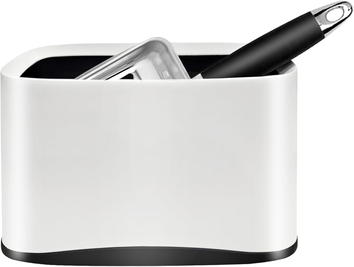 Cat Litter Scooper with Holder, Stainless Steel Cat Litter Scoop, Kitty Poop Scooper Stand for