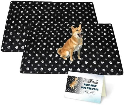EZwhelp Reusable Dog Pee Pads, Washable Waterproof Mats for Dog Potty Training or Whelping Pads