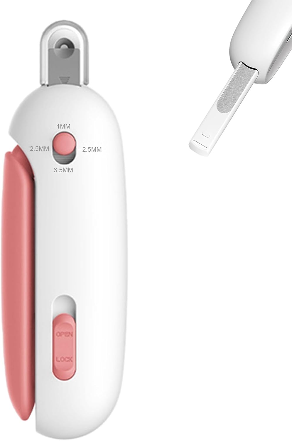 Pett Nail Clipper for Cats - Gentle Round-Hole Trimmer with Dust Storage | Adjustable Size & Hidden