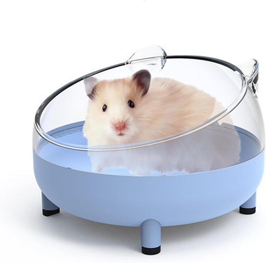 Meow&Woof Hamster Sand Bath Container, Large Sandbox Toilet Gerbil Batheoom, Tiny Chinchilla Dust