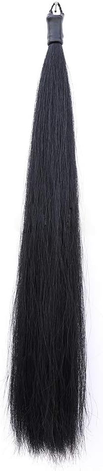 Horse Tail Extensions with Braided Horsehair Loop, Blunt Cut Bottom, 28-30 inches Long and 3/8 lb