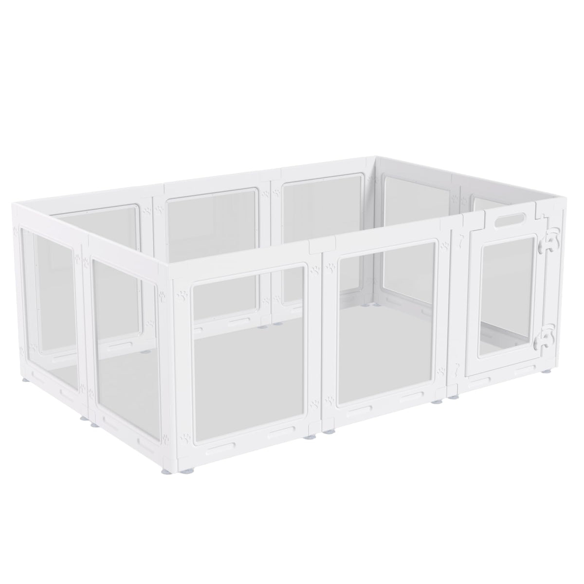 Clear Acrylic Dog Playpen with Door. Chosen for real quality, fits naturally into modern pet homes.