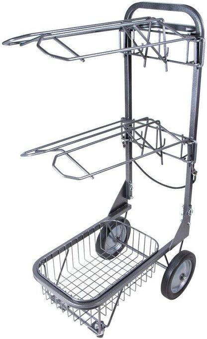 Pro Series Saddle & Tack Cart | Holds English & Western Saddles | Ample Storage | Easy Transport &