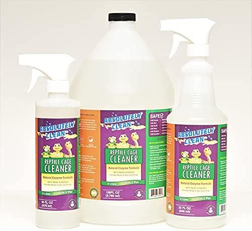 Absolutely Clean Amazing Reptile & Amphibian Terrarium Cleaner and Odor Eliminator - Just