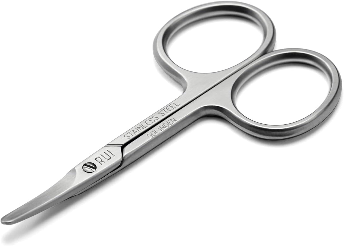 Rui Smiths Pro Precision SafeEdge Nail Scissors | Stainless Steel Manicure Pedicure Trimmer Cutter