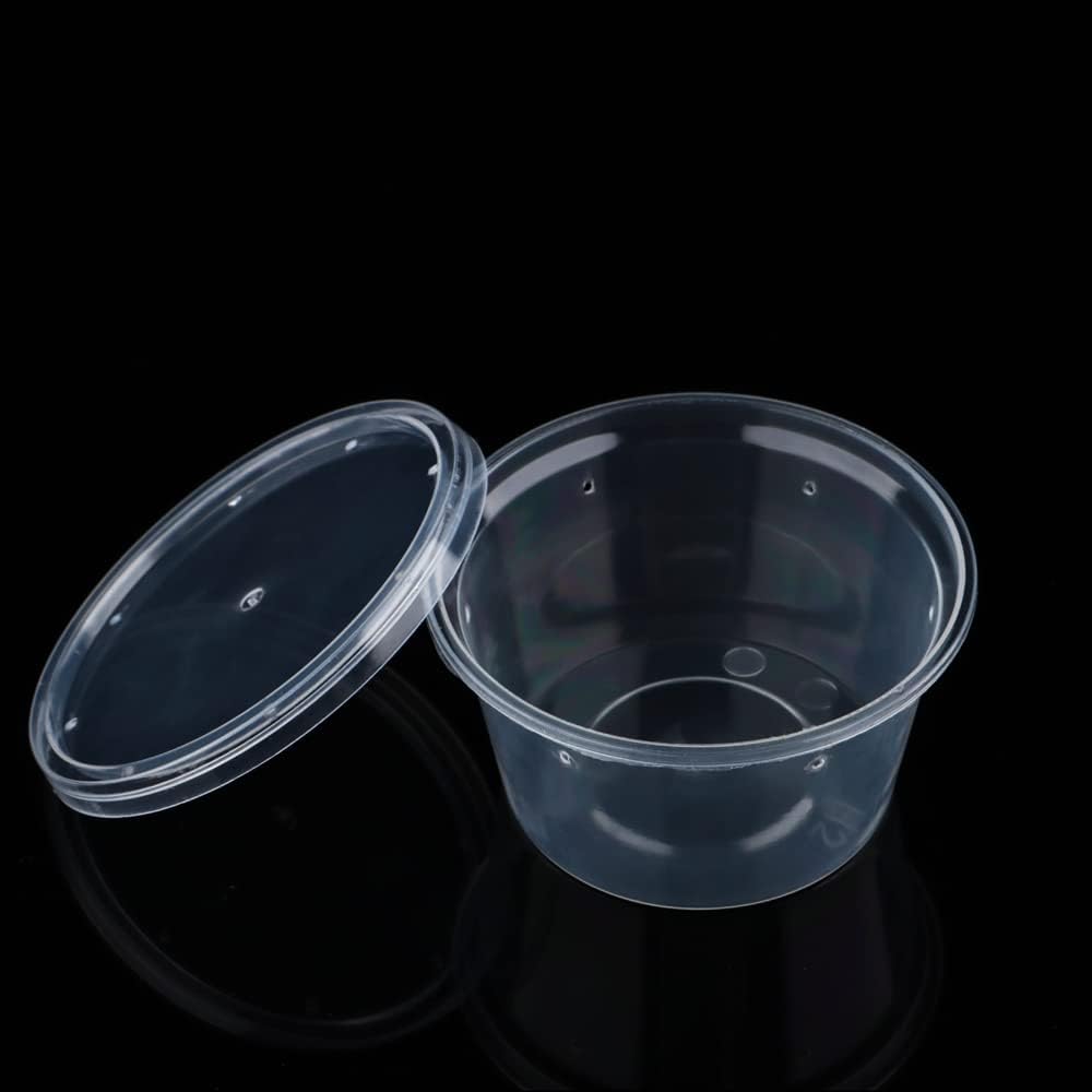 10 Pcs Spider Terrariums Breeding Box Small Round Hatching Container Acrylic Feeding Box for Spider