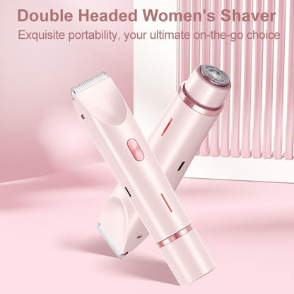 Bikini Trimmer for Women 2025 Upgrade Dual Head Shaver Women Ceramic Blades 2-in-1 Women's Body
