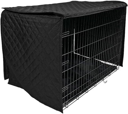 4Knines Quilted Dog Crate Cover – Heavy-Duty, Water-Resistant Fabric for Indoor/Outdoor Use