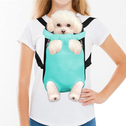 FEimaX Dog Carrier Backpack Pet Legs Out Front Cat Travel Bag, Adjustable Puppy Backpacks Carriers