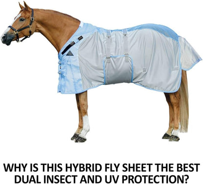 Schneiders Adjusta-Fit Mosquito Mesh Hybrid II Horse Fly Sheets | Ultimate Insect & UV Protection
