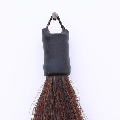 Horse Tail Extensions with Braided Horsehair Loop, Blunt Cut Bottom, 28-30 inches Long and 3/8 lb