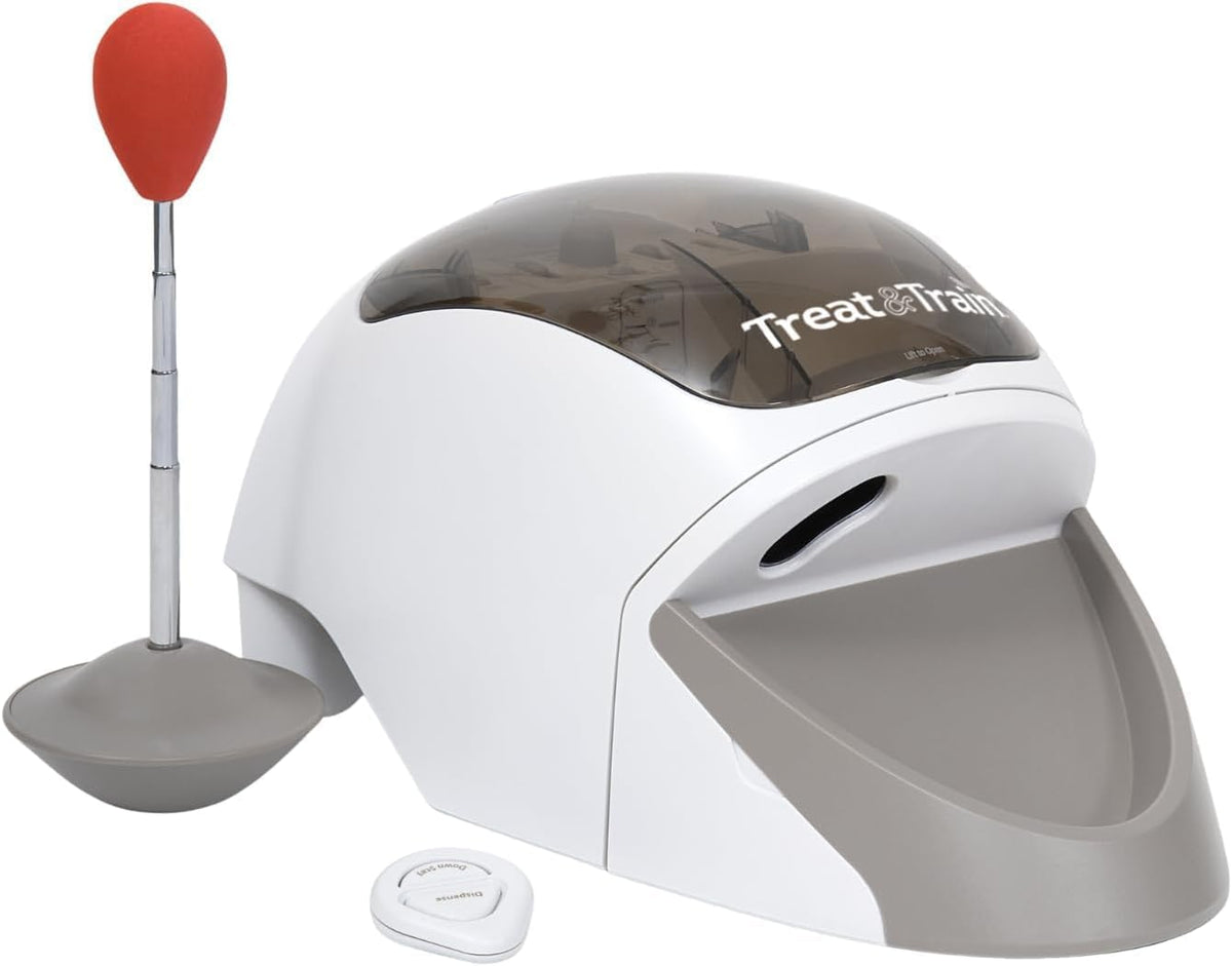 Treat&Train - Remote Treat Dispensing Dog Training System, Positive Reinforcement, Calm Behavior