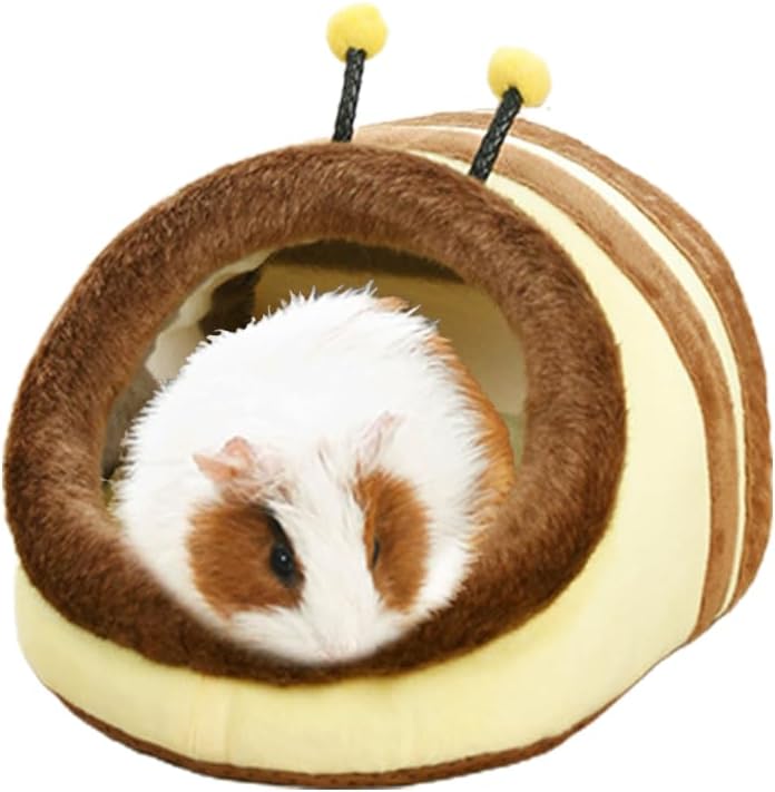 Guinea Pig Bed House & Hideout for Rat Bearded Dragon Hedgehog Ferret to Sleep and Hide, Guinea Pig