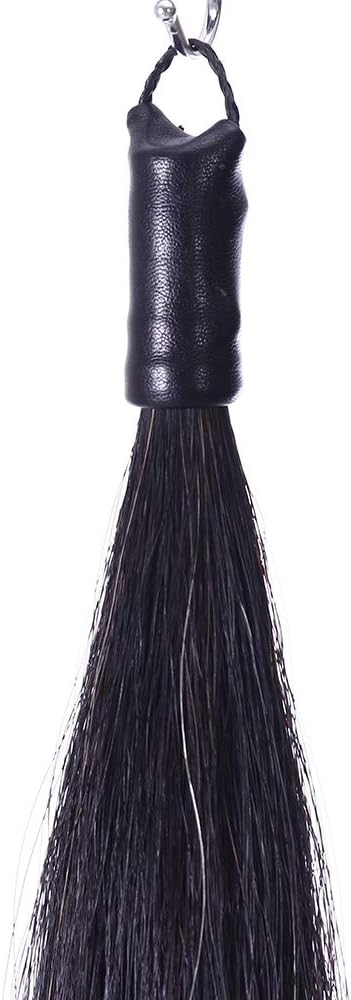 Horse Tail Extensions with Braided Horsehair Loop, Blunt Cut Bottom, 28-30 inches Long and 3/8 lb