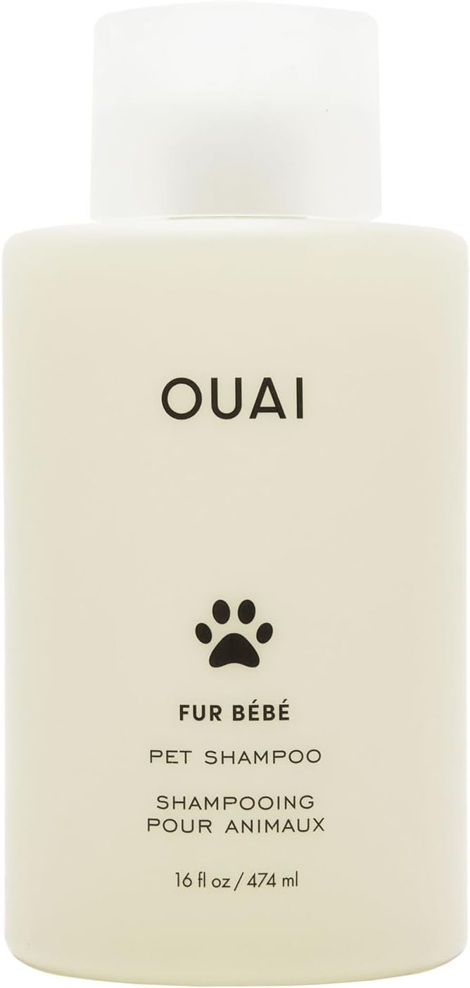 OUAI Fur Bébé Pet Shampoo, Mercer Street Scent - Dog Shampoo and Coat Wash for Hydrating, Cleansing