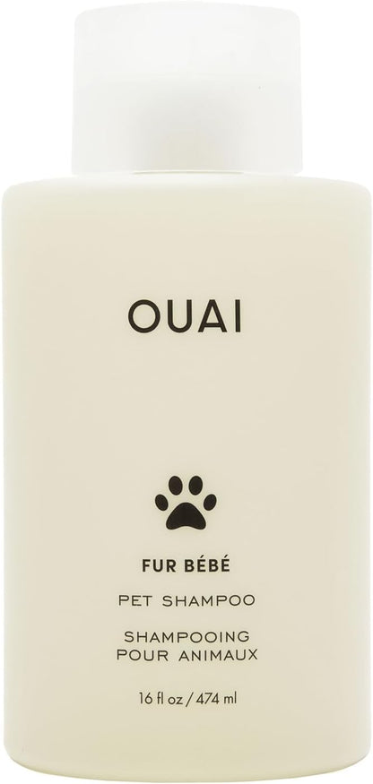 OUAI Fur Bébé Pet Shampoo, Mercer Street Scent - Dog Shampoo and Coat Wash for Hydrating, Cleansing