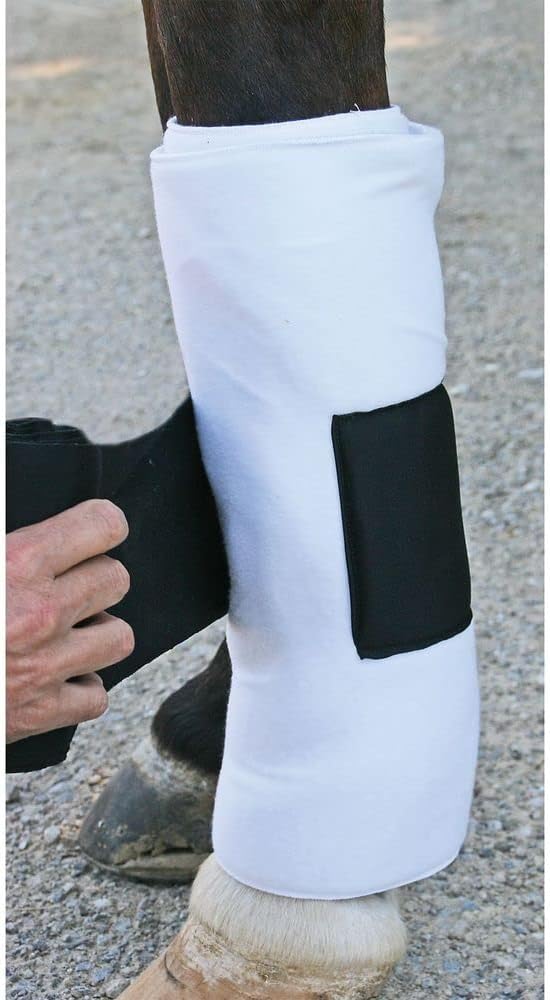 Dura-Tech Combo No Bow Leg Wraps for Horses | Perfect & Quick Bandage Application | Innovative