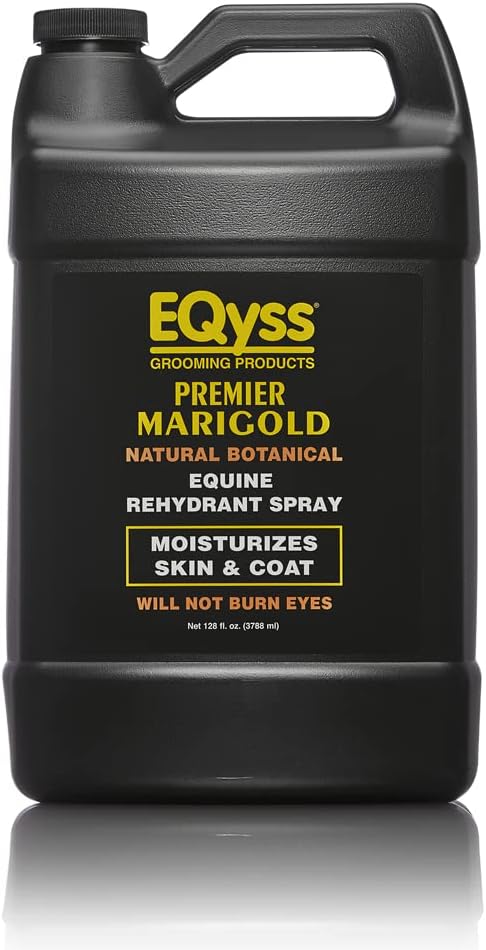 EQyss Premier Marigold Equine Coat Conditioning Spray - Moisturize Horse's Skin & Coat, Add Shine