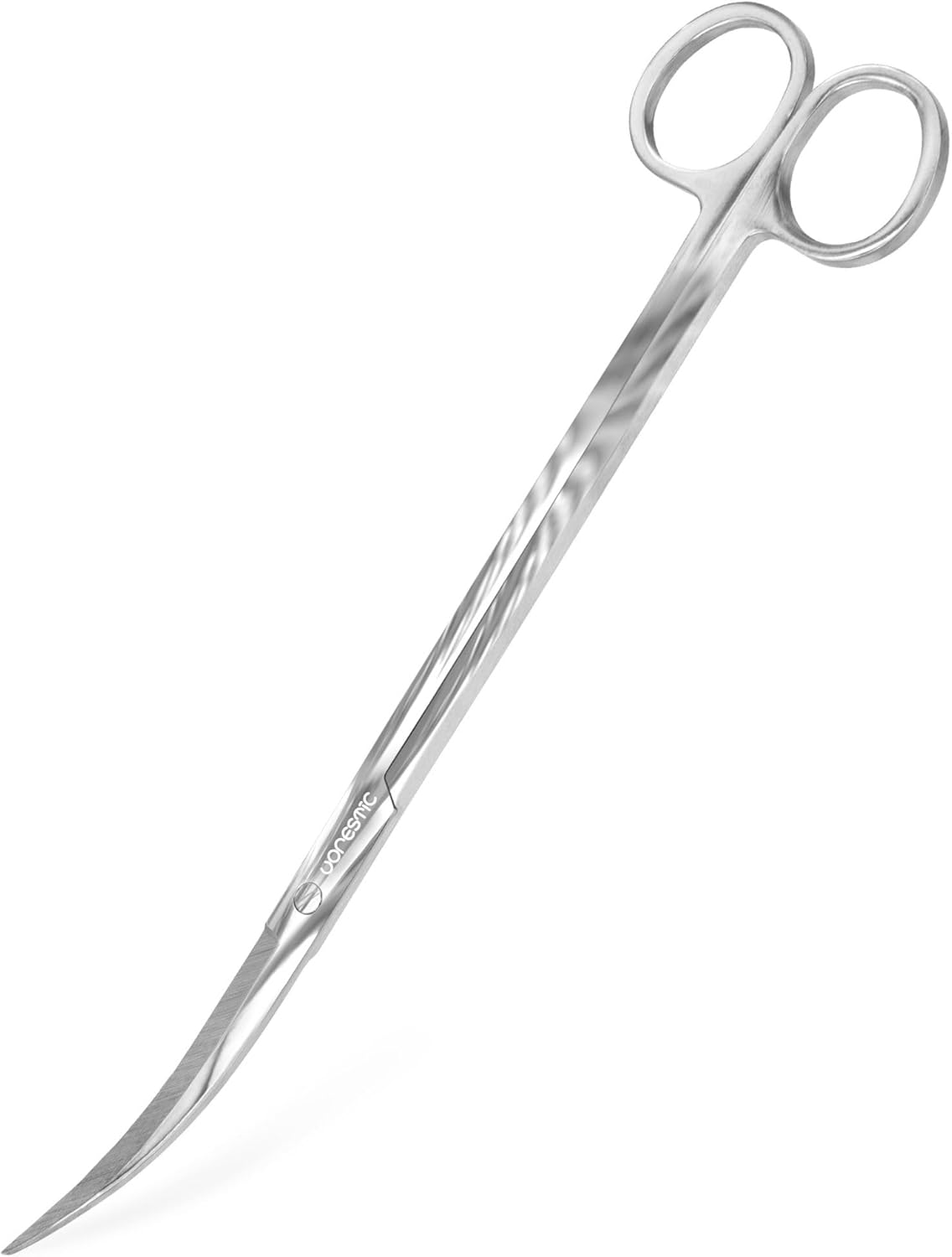 Long Aquarium Scissors for Plants 9.8 inches, Aquascaping Scissors Curved, Aquarium Plant Trimmer