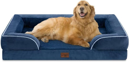 Comfort Expression Extra Large Dog Beds, Waterproof Orthopedic Foam Dog Beds, XL Dogs Bed with