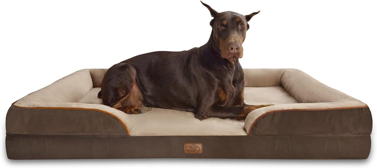 Bedsure XXL Orthopedic Dog Bed for Extra Large Dogs - Washable Giant Dog Cat Bed Waterproof