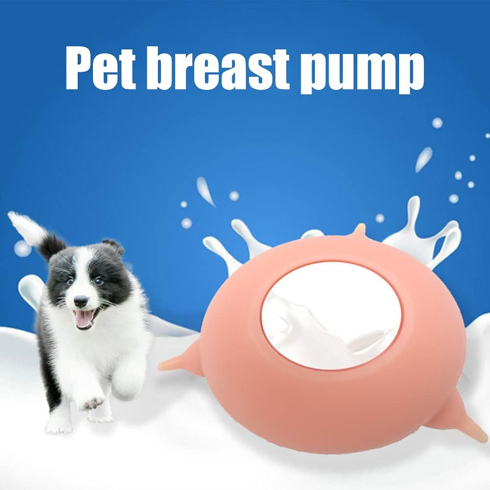 Puppy Feeder Milk Bowl, Silicone Puppy Bottle with 3 Nipples Bubble Pet Nursing Feeder for Doggie
