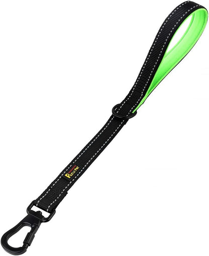 PLUTUS PET Short Training Dog Leash with Padded Handle for Medium Large Big Dogs,18 Inch Heavy Duty