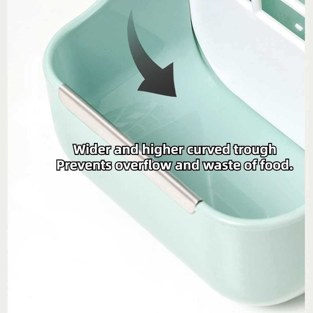 2 in 1 Food Hay Feeder for Guinea Pig, Rabbit Feeder, Indoor Hay Feeder for Guinea Pig, Rabbit