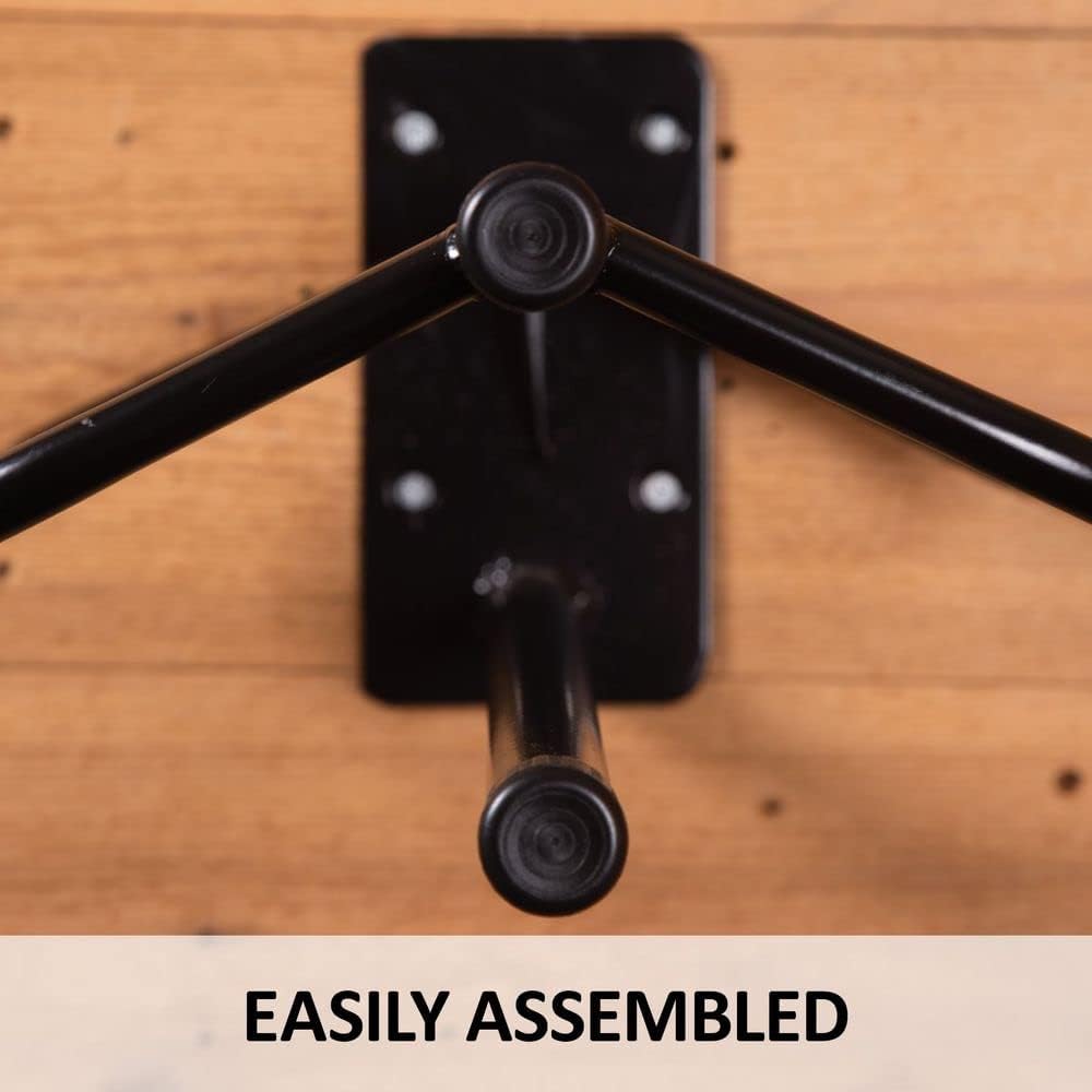Saddle Rack with Pad Bar for Horse Enthusiast | Heavy-Duty Saddle Rack Wall Mount | Western &