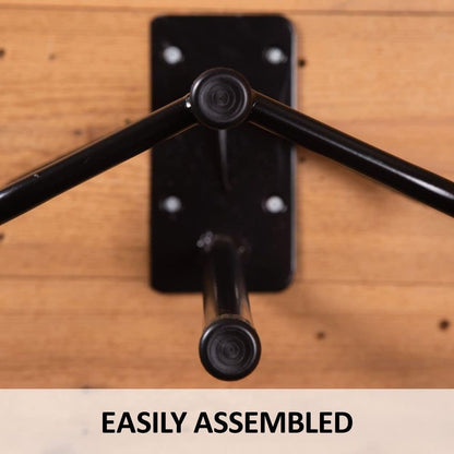 Saddle Rack with Pad Bar for Horse Enthusiast | Heavy-Duty Saddle Rack Wall Mount | Western &