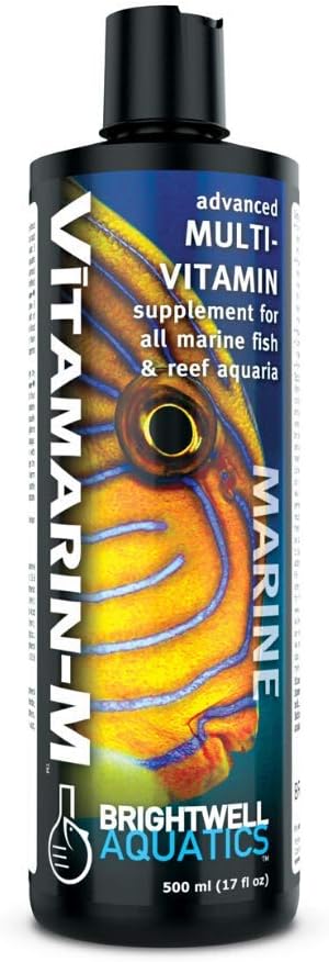 Brightwell Aquatics Vitamarin-M – Complete Vitamin Supplement for Marine Fish, Corals &