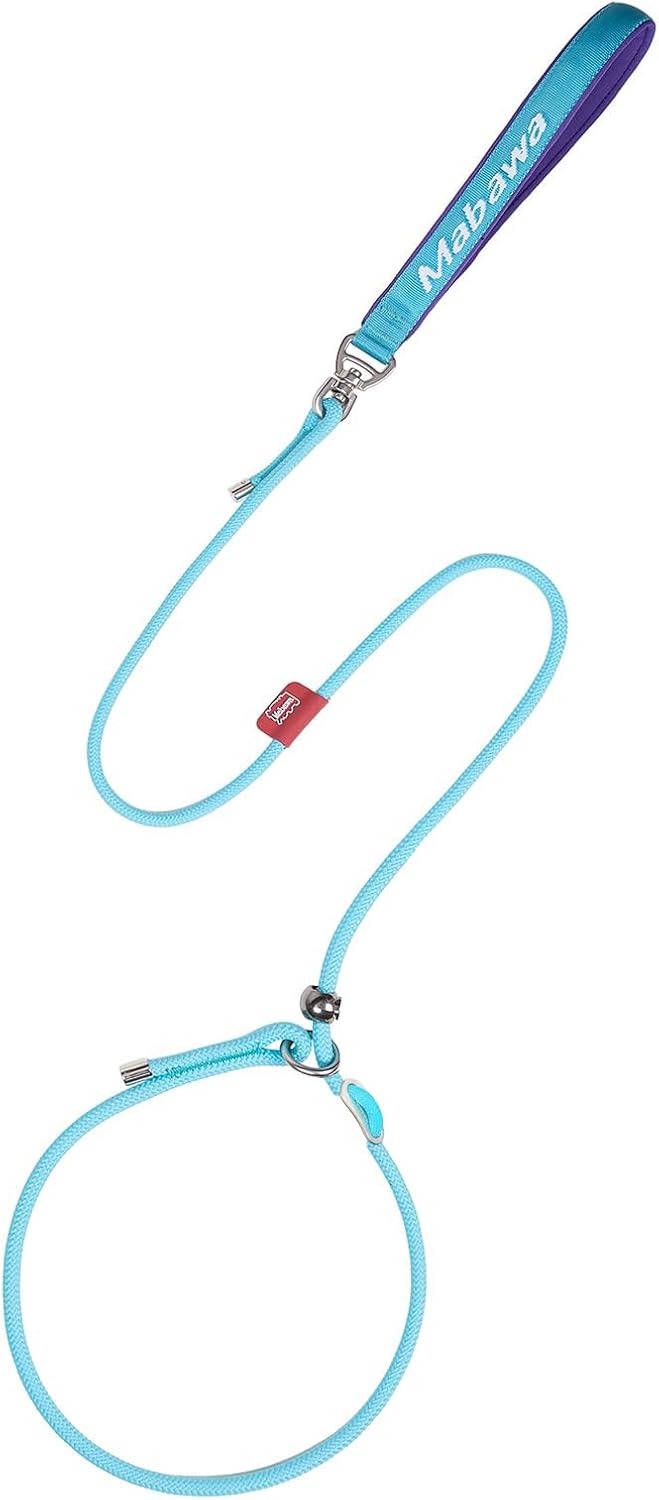 Dog Anti-Slip Leash 5FT with Metal Stopper - Durable No-Pull Training Lead for Small, Medium &