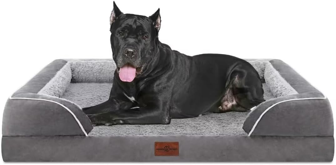 Comfort Expression XXL Orthopedic Dog Bed for Extra Large Dogs, Waterproof Orthopedic Foam Dog