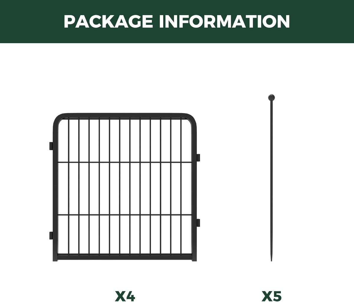 FXW Rollick Unleashed Dog Playpen for Indoor, Yard, RV Camping, 24 inch 4 Panels for Small and