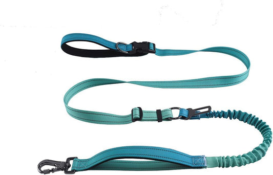 Hands Free Dog Leash for Large Medium Dogs Heavy Duty Bungee Reflective Adjustable Waist Leashes
