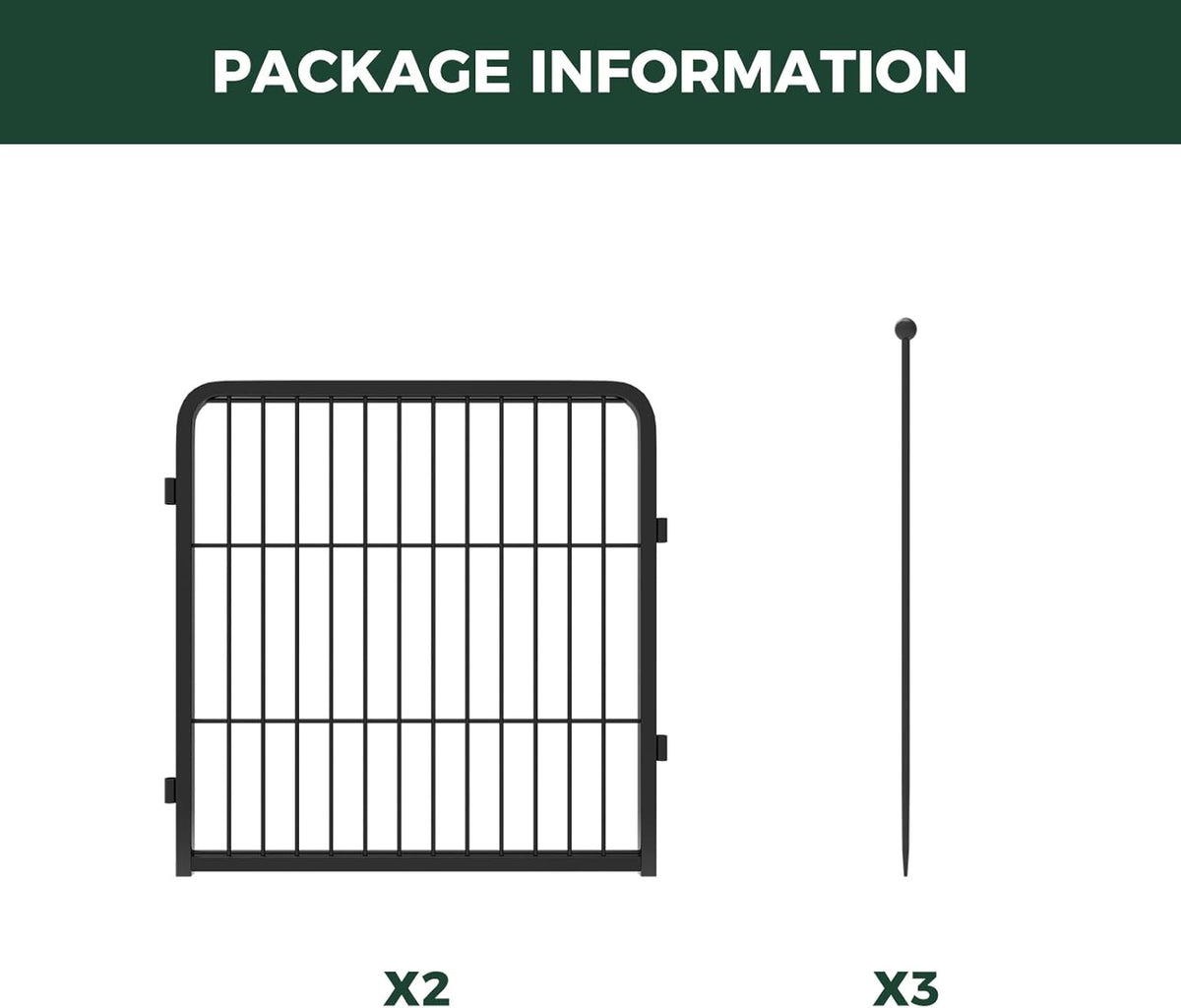 FXW Rollick Unleashed Dog Playpen for Indoor, Yard, RV Camping, 24 inch 2 Panels for Small and