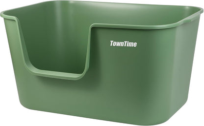 Extra Large Litter Box with High Sides 24.60" Lx16.92 Wx12.99 H,Anti-Splashing Kitty Litter